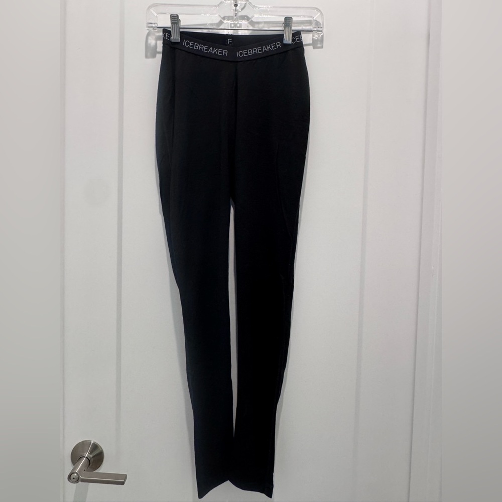 Women’s Icebreaker Black Merino Base Layer Pants